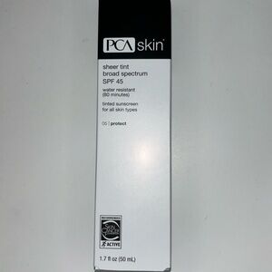 PCA Skin sheer tint broad spectrum spf 45